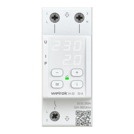 Реле напряжения c контролем тока Welrok VI-32 - 4660251140472