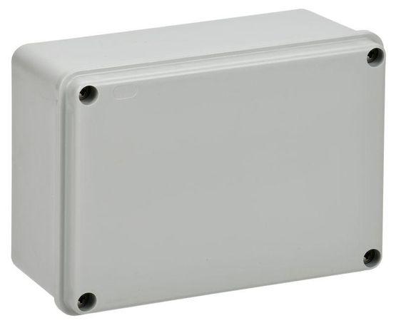 Коробка распаячная КМ41262 для открытой проводки 150х110х85мм гладкие стенки IP55 серая IEK - UKO11-150-110-085-K41-55S