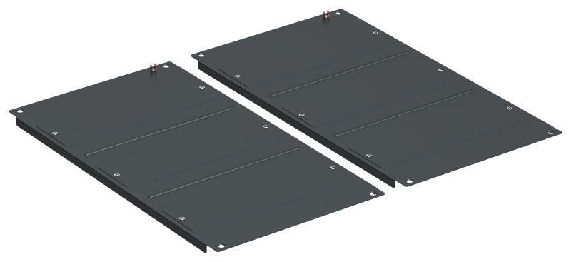 Панель основания шкафа LINEA S 750х1070мм черная (2шт/компл) - LS-BP05-750-1070 IEK