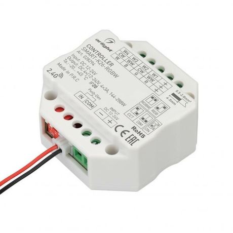 Контроллер SMART-K26-RGBW (12-24V, 4x3A, 2.4G) (Arlight, IP20 Пластик, 5 лет) | 028294 Arlight