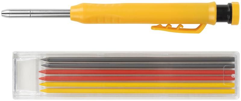 Карандаш строительный автоматический 6 сменных грифелей FIT 04321 РОС