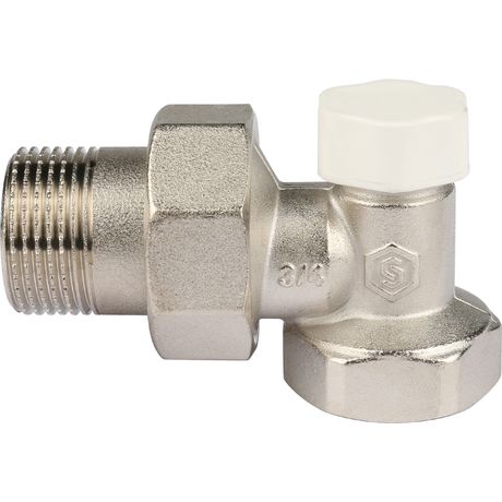 Клапан запорно-балансировочный угловой 3/4 - SVL 1156 000020 STOUT RG008S6N790JBJ