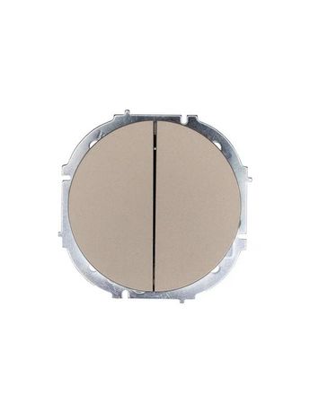 Выключатель 2-кл. СП OSEN 10А IP20 механизм титан LEZARD 743-3788-101