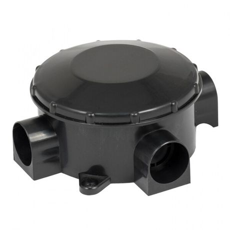 Коробка распределительная КМР-040-040б трехрожковая черная (70х35) EKF PROxima | plc-kmr-040-040b