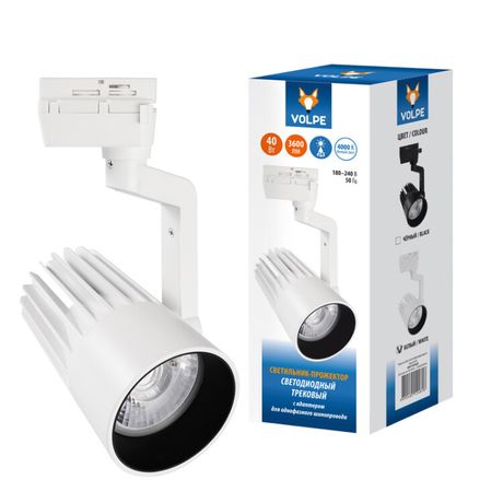 Светильник светодиодный трековый ULB-Q274 40W/4000К WHITE 3600 Лм 4000К белый | UL-00005927 Volpe Uniel