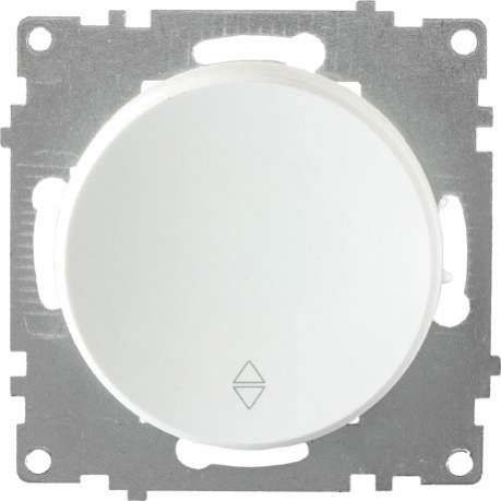 Выключатель перекрестный одноклавишный, цвет белый (серия Florence) - 2208643 ССТ