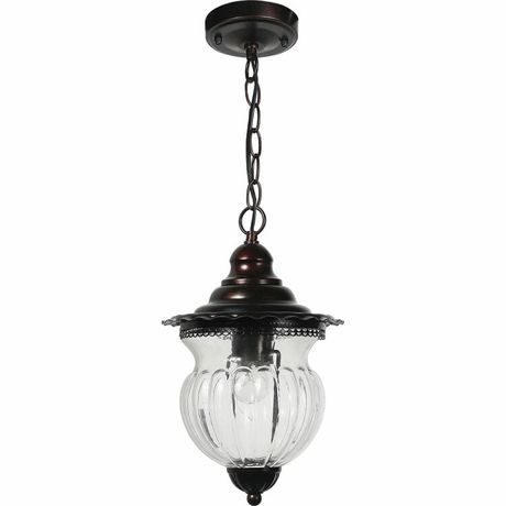 Светильник садово-парковый PL595 на цепочке 60W 230V E27, коричневый | 41172 Feron