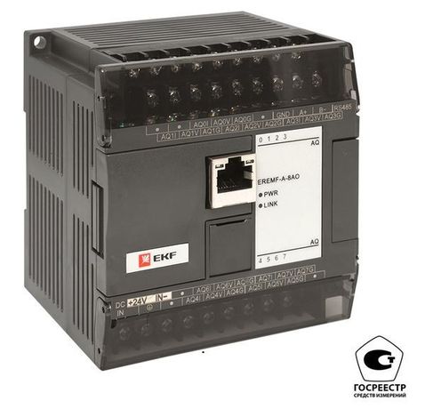 Модуль аналогового вывода EREMF 8 PRO-Logic (с поверкой) | EREMF-A-8AO-V EKF