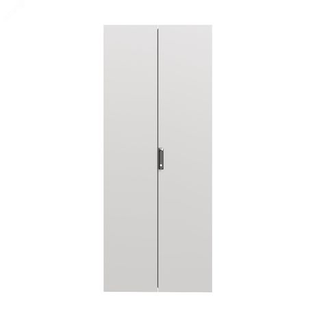 Дверь двойная сплошная IT-CQE 1600х600 RAL7035 DKC RGITCPED1660 ДКС