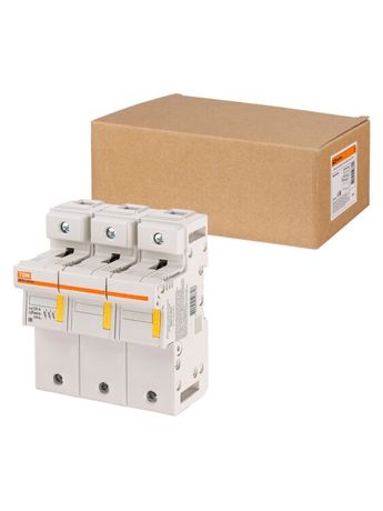 Держатель плавких вставок ДПВ2 22х58 3П | SQ0216-0023 TDM