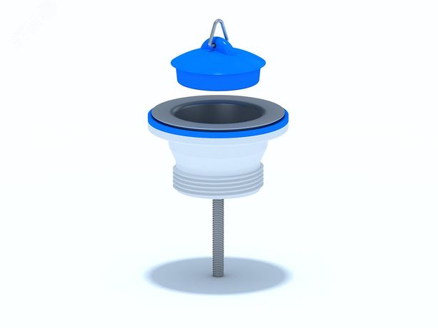 Выпуск АНИ 1 1/4' с нержавеющей сеткой и пробкой - M205 пласт