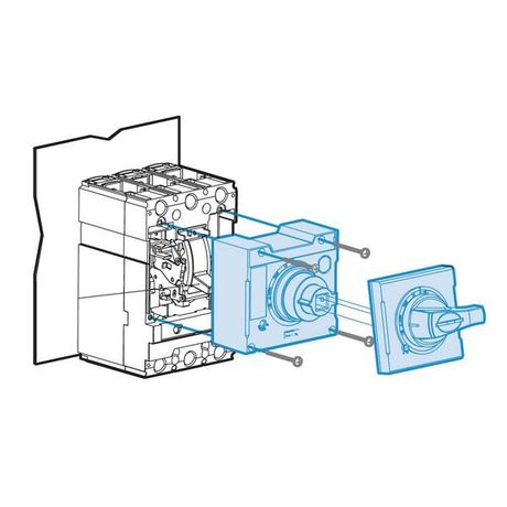 Выносная поворотная рукоятка EH2-S,TS250 | 83111172806 Lsis