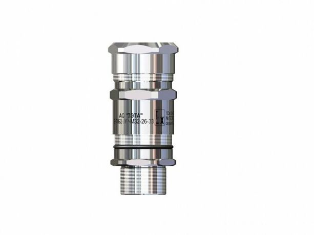 Ввод Ех-кабельный ВКВБ2-НР-M40-33-38 1Ex d e II Gb X | zeta32835 ГОФРОМАТИК ЗЭТА