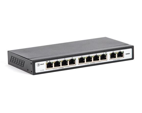 Коммутатор SKAT PoE 120Вт Порты: 8-Ethernet, 2-Uplink - 2032НЛК Бастион