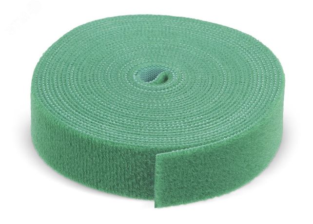 Лента (липучка) в рулоне, ширина 25 мм, длина 5 м, синяя - ROL-5x25-BL Cabeus 9382c