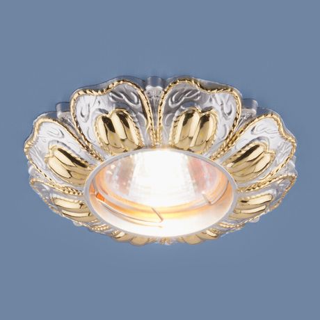 Светильник точечный встраиваемый 7215 MR16 PSG перламутровый/золото | a030413 Elektrostandard