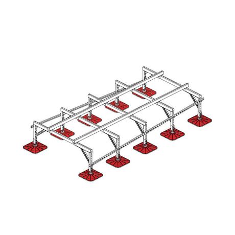 Конструкция опорная для установки оборудования TECHNORAPTOR FOOT 1500х3000 тип 3 KM-TR-F-SSEI-1500-3000-3 КМ TR0033 КМ-Профиль
