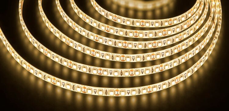 Лента светодиодная NLS-3528WW120-9,6-IP65-12V R5 9,6Вт 12В 2700К IP65 5м | 71411 Navigator NLS-3528 18196