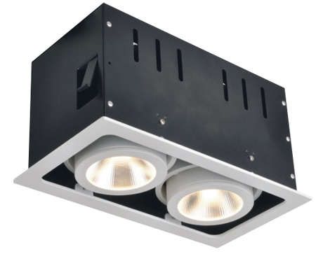 Светильник светодиодный ДВО ZIP F 215 2*15 WH D40 (w/o driver) 30Вт 3000К IP20 | 1275000340 Световые Технологии