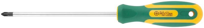 Отвертка Контур , CrV сталь, прорезиненная ручка 6х150 мм РН2 - 55195 РОС