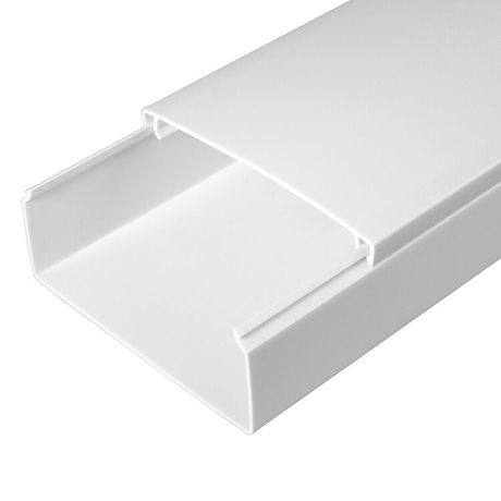 Кабель-канал белый 2-й замок в г/к 100х40 мм (24м/уп) Промрукав - PR.0510040 Строитель