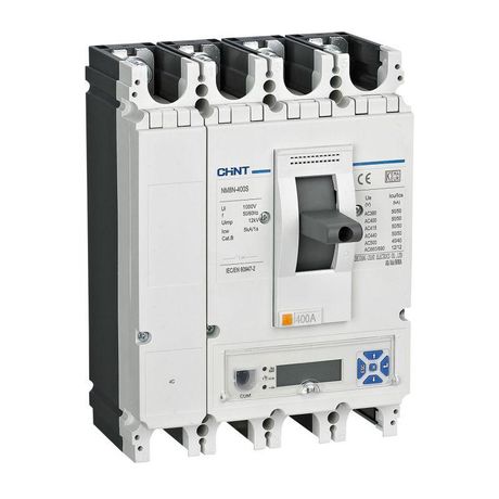 Выключатель автоматический NM8N-400R EM 4P 400А 150кА с электр. расцепителем, LCD (R) | 269467 CHINT