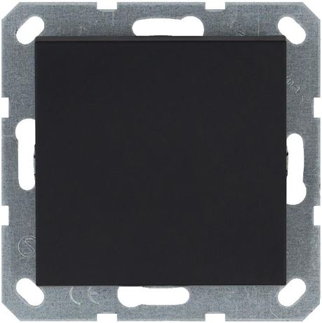 Переключатель перекрестный 1-кл. 10А IP20 механизм черн. матов. soft touch Jasmart G3013PB