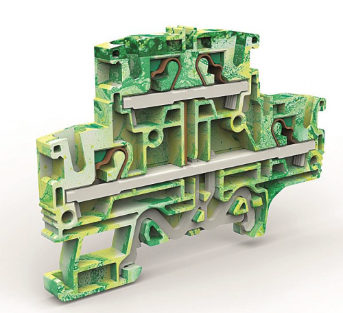 Двухуровневая клемма заземления на 4 кв.мм | ZEFDE400 DKC ДКС