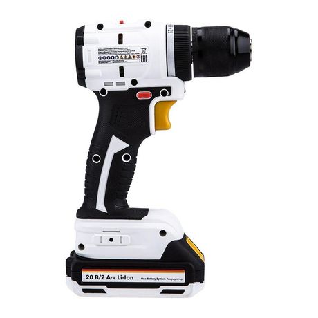 Нм 2 акк х 2Ач в кейсе | KR-PT-055 KRANZ Дрель-шуруповерт бесщеточная аккумуляторная Li-Ion 20В 55