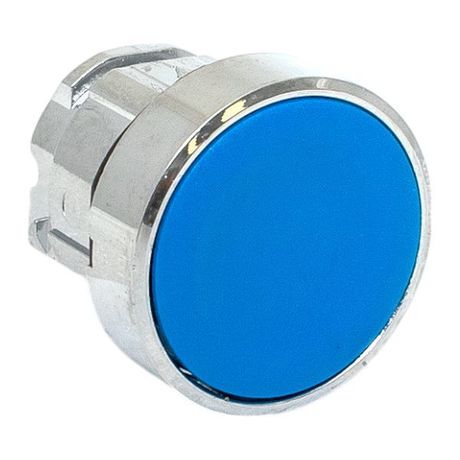 Исполнительный механизм кнопки XB4 синий плоский возвратный без фиксации, подсветки IP65 - XB4BA-B-65 EKF