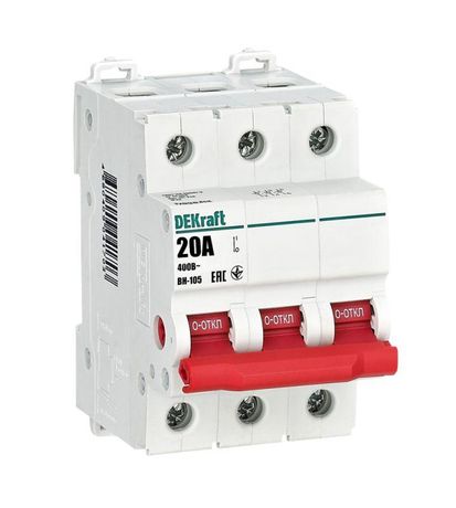 Выключатель-разъединитель ВН-105 ВН105-3P-020A DEKraft 17090DEK APC