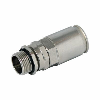 Муфта труба-коробка DN 20 с уплотнением кабеля, IP68, М20х1,5, д.8 - 12мм | 6111P20M200812 DKC ДКС