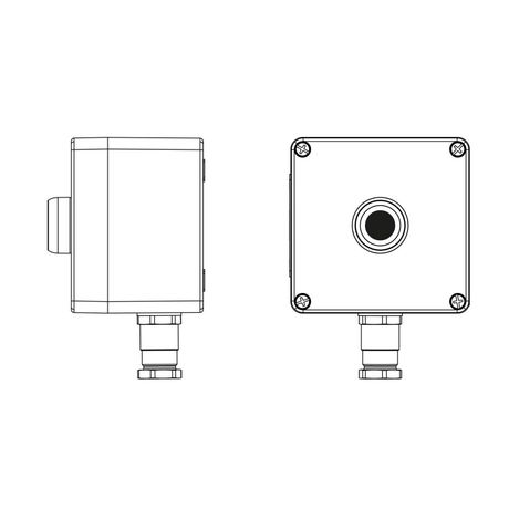 Взрывозащищенный пост управления из полиэстера CPE-P-03-(1xP1B(11))-1xKH2MHK(C)1Ex d e IIC Т5 Gb / Ex tb IIIC T95°C Db IP66/КЗ | 2231.031.22.1216 DK ДКС