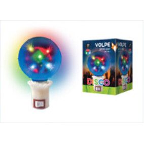 Светодиодный светильник Свечение 3D звёзды Вилка 220В Диаметр 8см ULI-Q309 1,5W/RGB ДИСКО ШАР - UL-00002762 Uniel