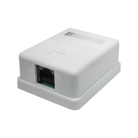 Компьютерная розетка 8P8C (RJ-45), UTP, Cat.5e, 1 порт | 10-0307 SUPRLAN Net.on