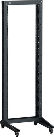 Стойка однорамная на роликах ITK LINEA F 47U 600х600мм черная (LF05-47U66-1RM) IEK