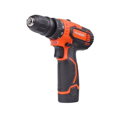 АКБ Li-Ion 12В 2.0Ач съемный патрон1/4 HEX 2 скорости кейс PATRIOT 180201115 Дрель-шуруповерт аккумуляторная BR 115Li две