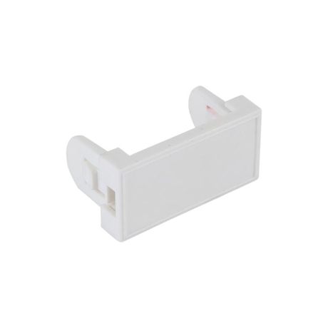 Заглушка 22,5x45 мм на 1 модуль, белый - DR-513410 Datarex Datarex арт. DR-513410