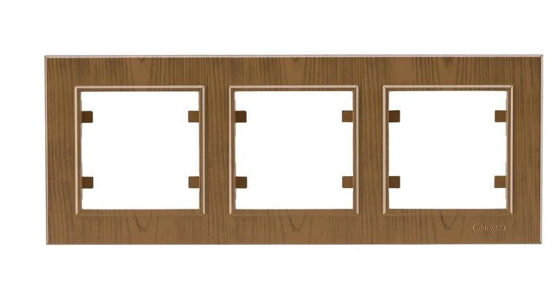 Рамка 3-м Karea горизонт. дуб Makel 56101703