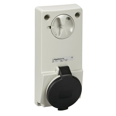 ПАНЕЛЬНАЯ РОЗЕТКА UNIKA Б/ЗАЩ 32A 3PE 480-500 IP44 | 82048 Schneider Electric