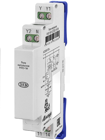 Импульсное реле освещения РИО-1М АС230В УХЛ4 - 4680019911113 Меандр
