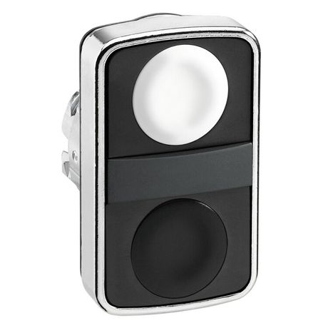 ГОЛОВКА КНОПКИ ДВОЙНАЯ БЕЗ МАРКИРОВКИ ZB4BA7120 | Schneider Electric
