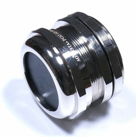 Кабельный ввод PG 63 латунь УТ1.5 Dкаб. 42-52мм IP68 | zeta30164 ГОФРОМАТИК ЗЭТА