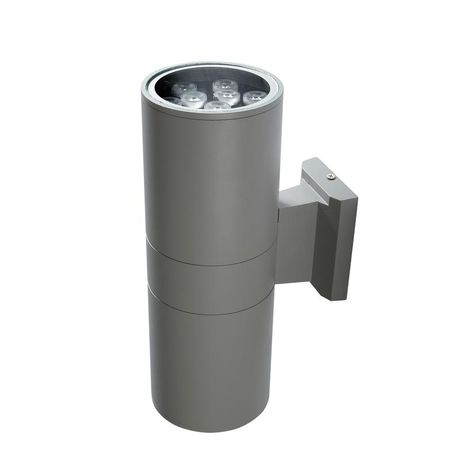 Светильник светодиодный архитектурный PWL-300110/30D 2х9Вт 3000К GR IP65 фасадный исполнение двухсторон. сер. Pro JazzWay 5033146B