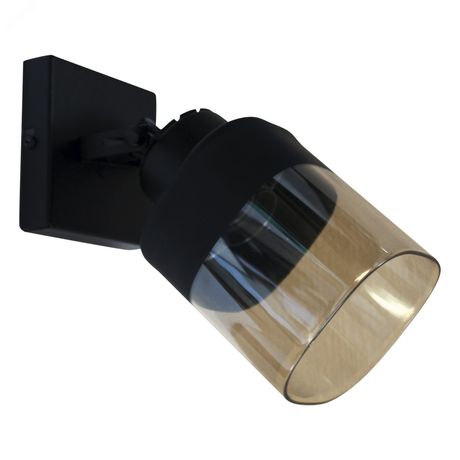 Светильник "Марш" 111 НПБ 01-60-106 Е27 ИУ потолочн. черн. муар Элетех 1005404965