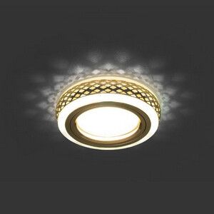 Светильник встраиваемый ДВО под лампу 3 Вт (max) 3000К IP20 d80х35 мм монт d60 Backlight - BL084 Gauss