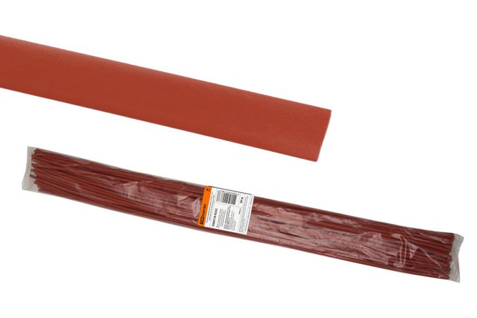 Термоусаживаемая трубка ТУТнг 14/7 красная по 1м (50 м/упак) | SQ0518-0233 TDM