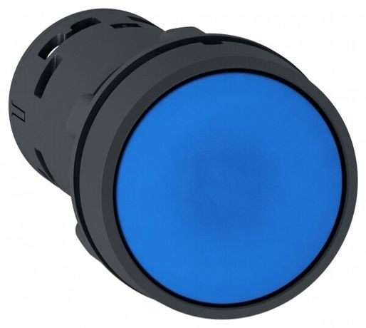 КНОПКА С ПРУЖИННЫМ ВОЗВРАТОМ СИНЯЯ, 1НО, 1НЗ | XB7NA65 Schneider Electric APC