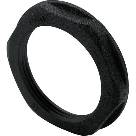 Гайка пластмассовая ISO 25 RAL 9011 Leg 386674 Legrand