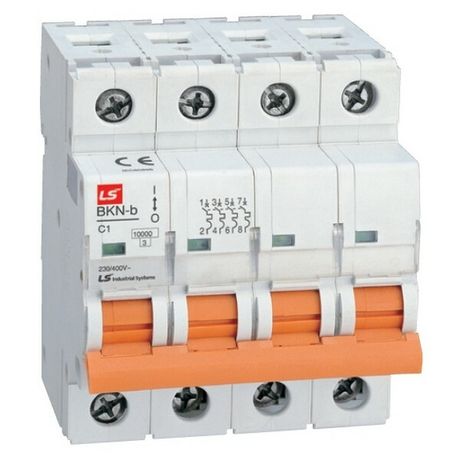 Автоматический выключатель BKN-b 3P+N C6A | 061404198B Lsis